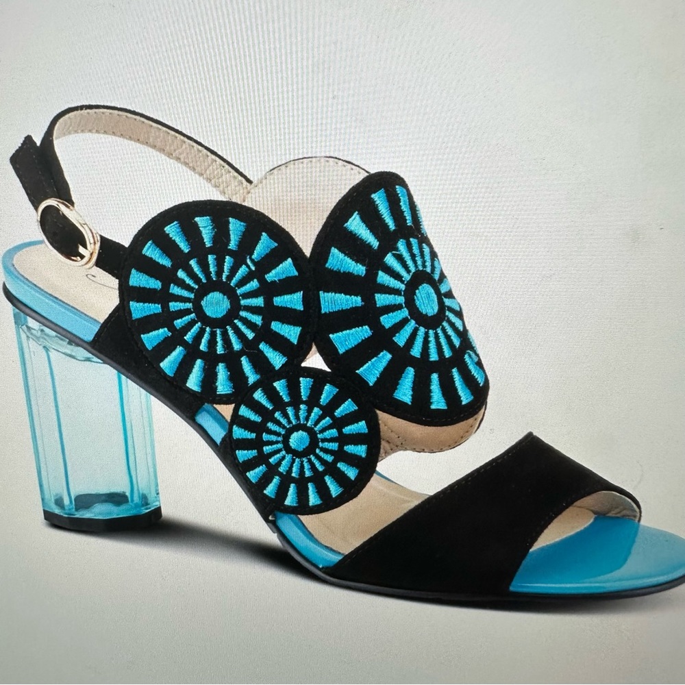 Azura Embroidery Sandals by Spring Step NWT